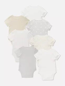 Primark Body I Koszulki Bez Rękawów|Body I Koszulki Bez Rękawów<Pajacyki z krótkim rękawem, 7 szt.