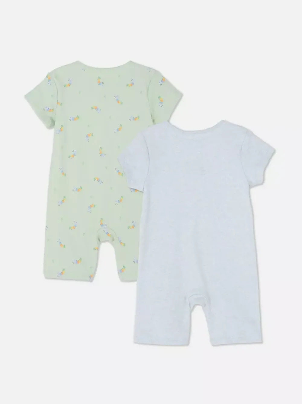 Primark Body I Koszulki Bez Rękawów|Body I Koszulki Bez Rękawów<Pajacyki z suwakiem i napisem Watch Me Grow, 2 szt.