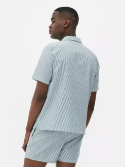 Primark Piżamy<Pasiasta koszula od piżamy z tkaniny seersucker
