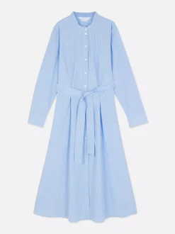 Primark Sukienki<Pasiasta sukienka koszulowa z paskiem