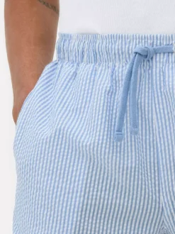 Primark Piżamy<Pasiaste szorty ze sznurkiem z tkaniny seersucker