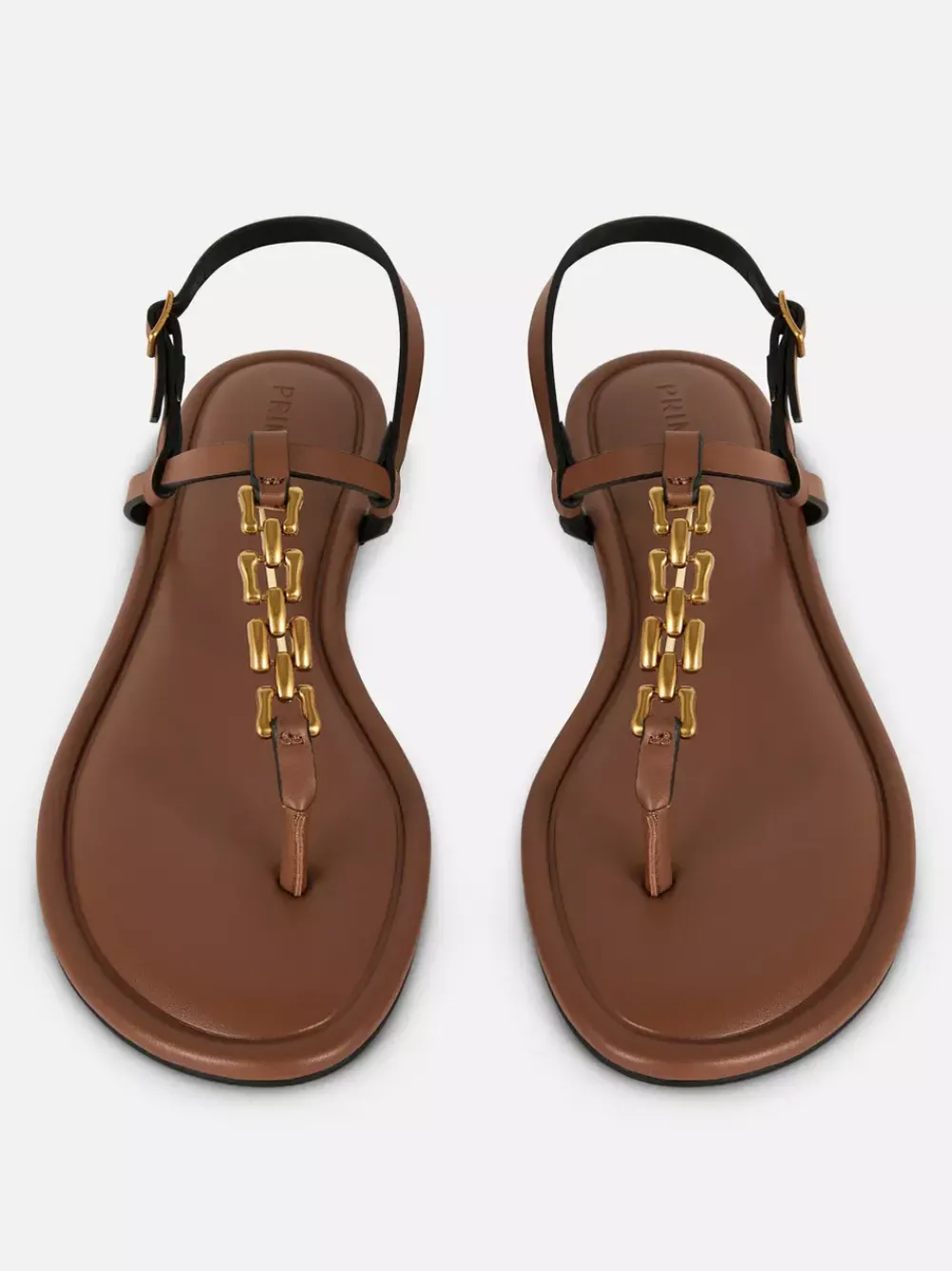 Primark Sandały<Płaskie sandały z łańcuszkiem przy palcach