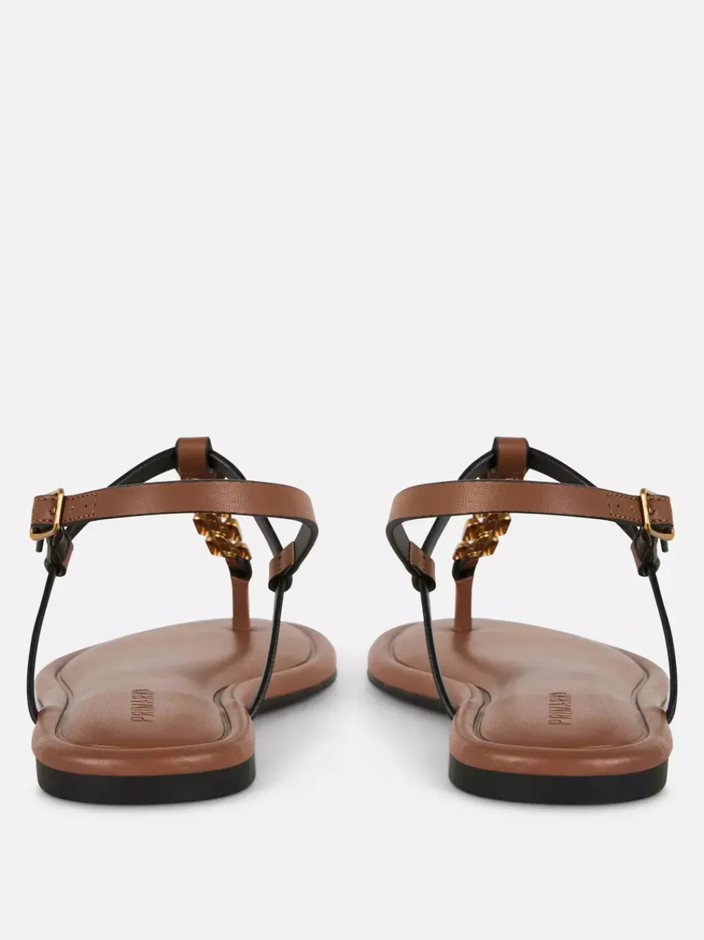 Primark Sandały<Płaskie sandały z łańcuszkiem przy palcach
