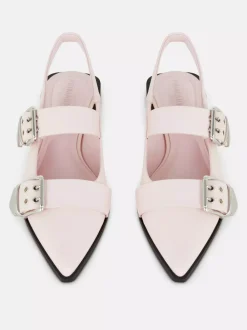Primark Płaskie Buty<Płaskie spiczaste baleriny z paskiem z oczkami