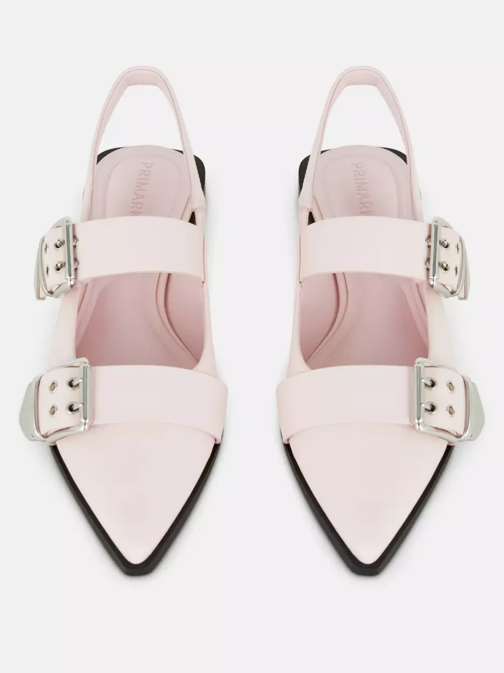 Primark Płaskie Buty<Płaskie spiczaste baleriny z paskiem z oczkami