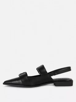 Primark Płaskie Buty<Płaskie spiczaste baleriny z paskiem z oczkami