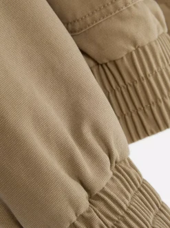 Primark Płaszcze I Kurtki<Płócienna kurtka ze sztucznej skóry z kołnierzem