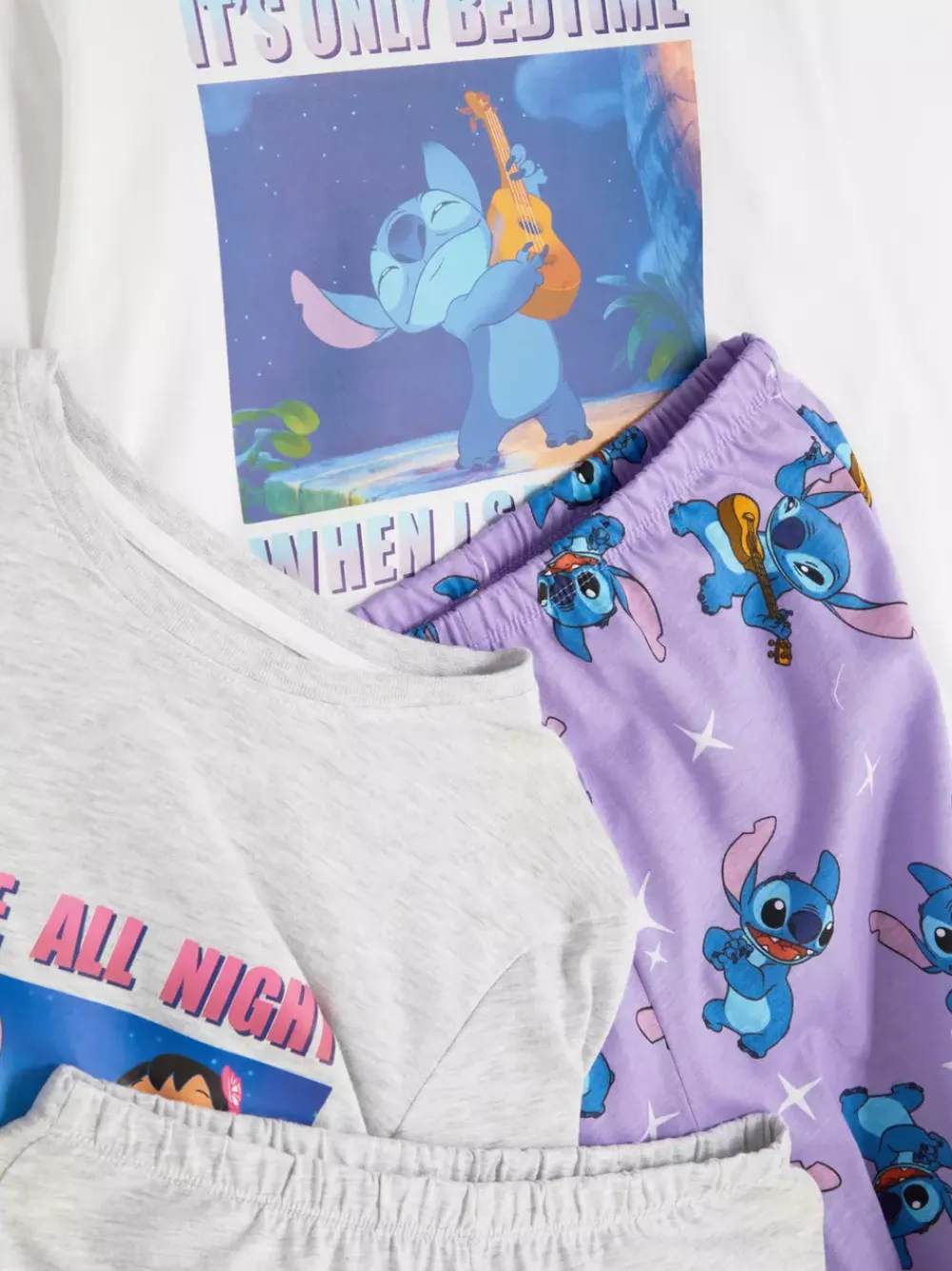 Dzieci Primark Piżamy I Bielizna Nocna<Piżama z długim rękawem i motywem Disneya, 2 szt.