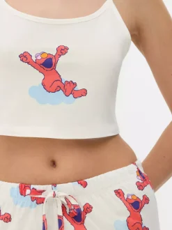 Primark Zestawy Piżamowe<Piżama z topem i motywem Elmo z Ulicy Sezamkowej