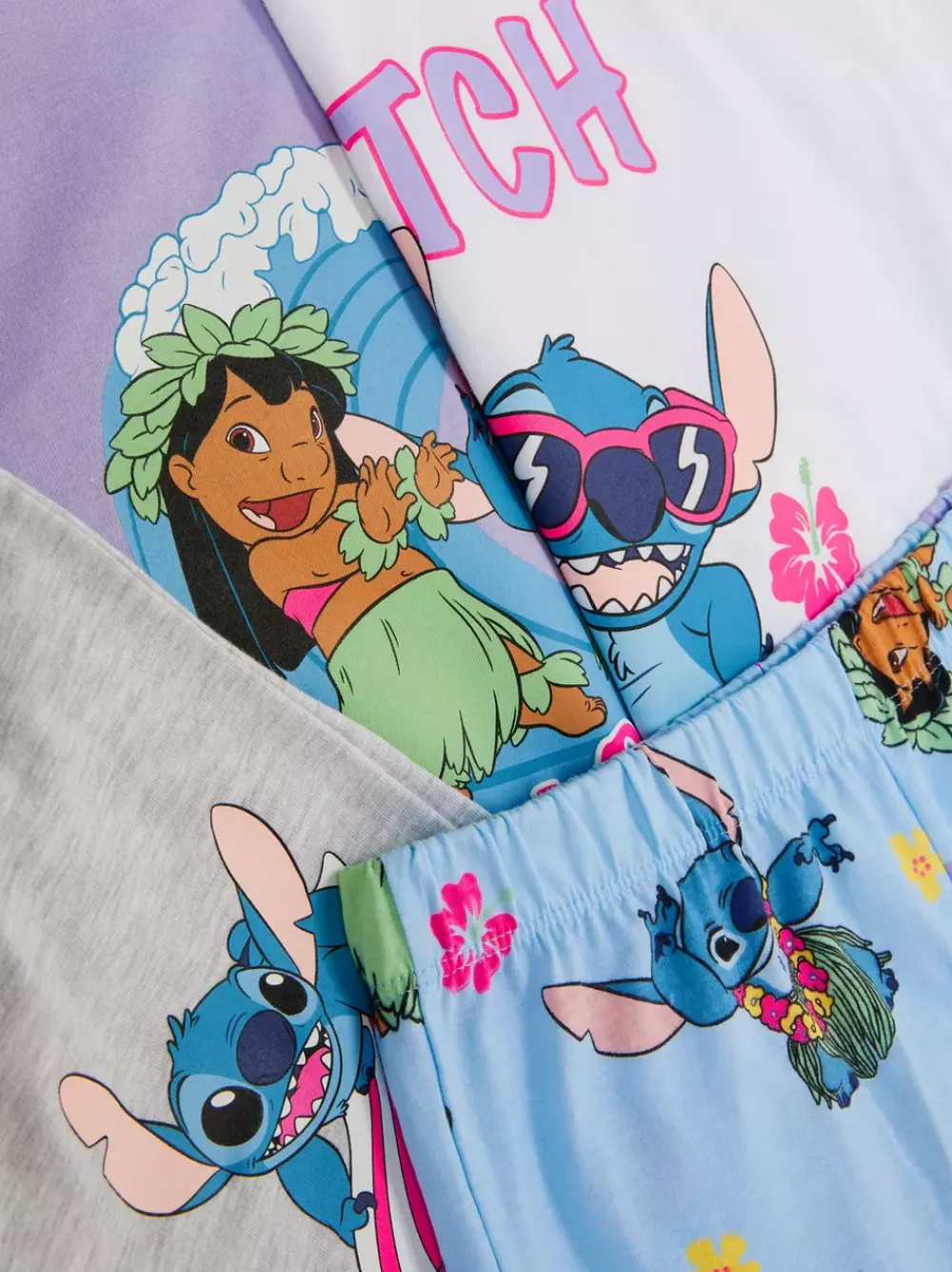 Dzieci Primark Piżamy I Bielizna Nocna<Piżamy z nadrukiem Sticha Disneya, 2 komplety