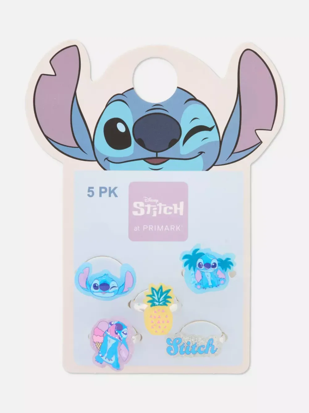 Dzieci Primark Biżuteria<Pierścionki z zawieszkami z motywem Disneya, 5 szt.