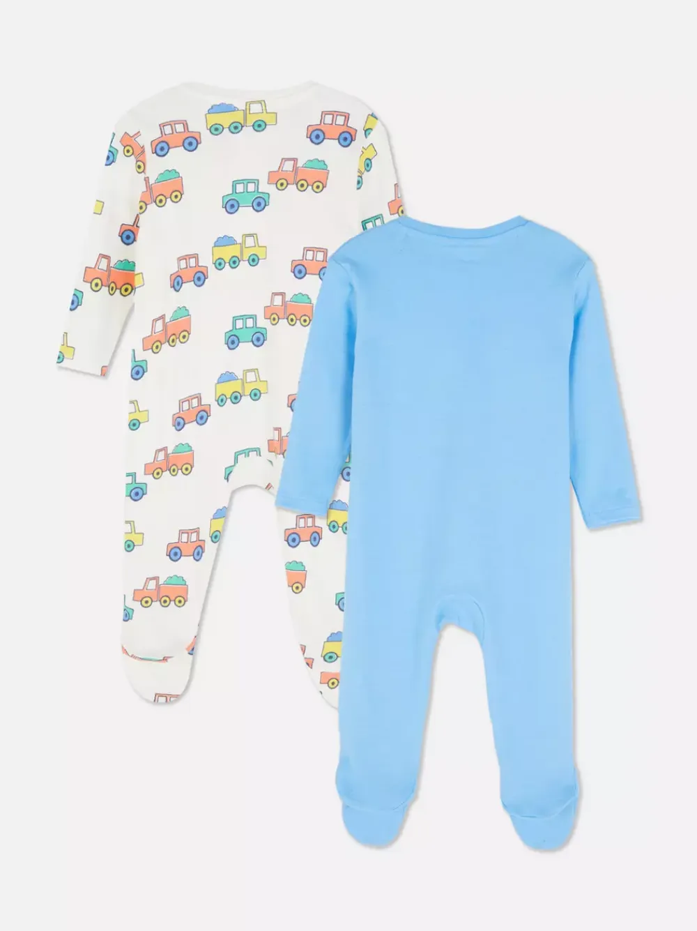 Primark Piżamy I Bielizna Nocna|Kaftaniki I Śpioszki<Śpioszki na suwak ze wzorem w samochodziki, 2 szt.