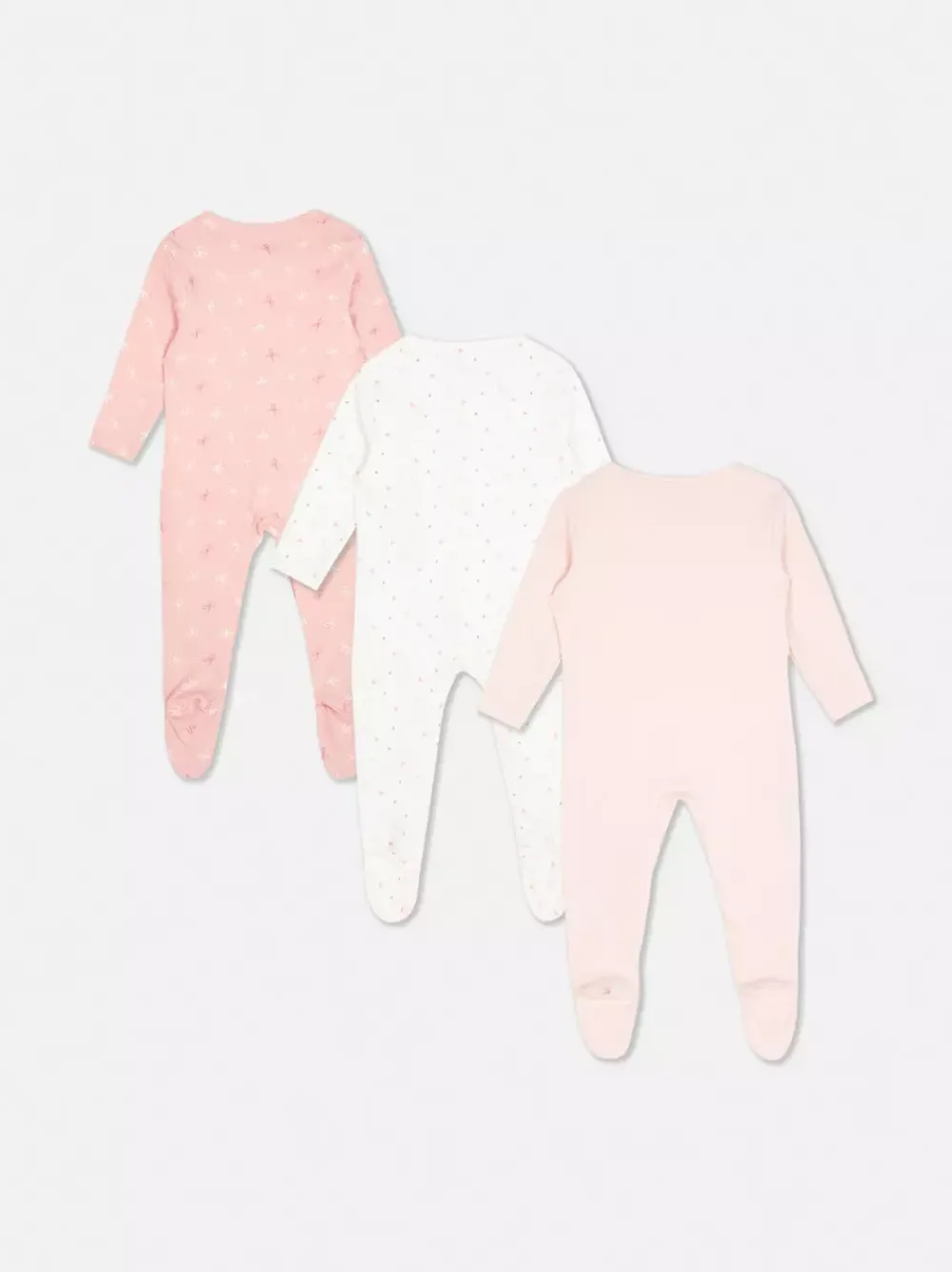 Primark Kaftaniki I Śpioszki<Śpioszki z długim rękawem, 3 szt.