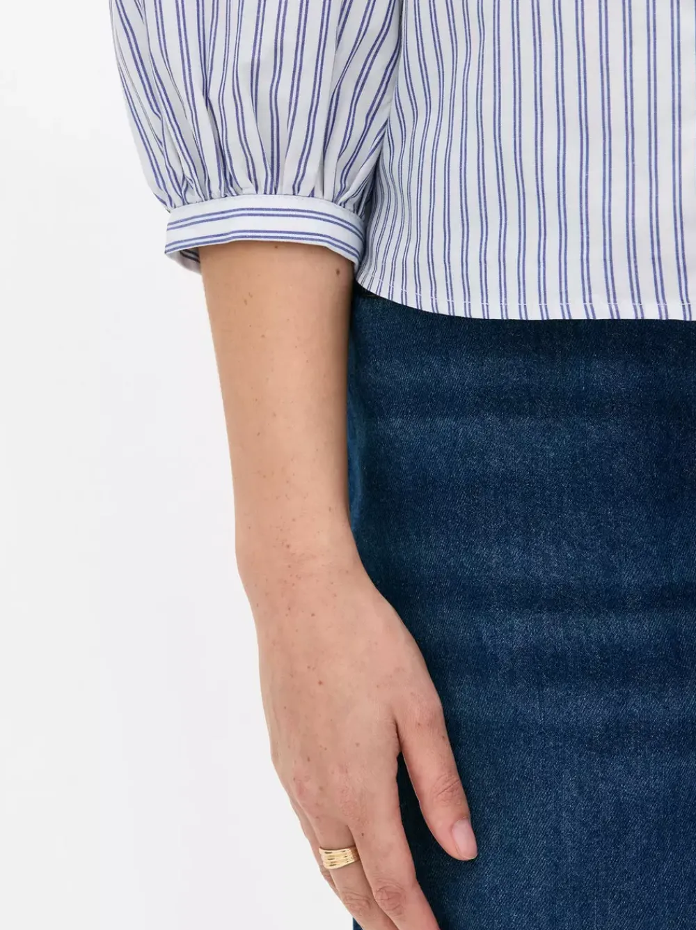 Primark Koszule I Bluzki<Popelinowa bluzka z bufiastymi rękawami
