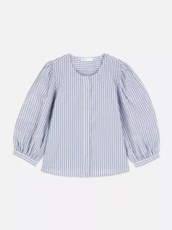 Primark Koszule I Bluzki<Popelinowa bluzka z bufiastymi rękawami