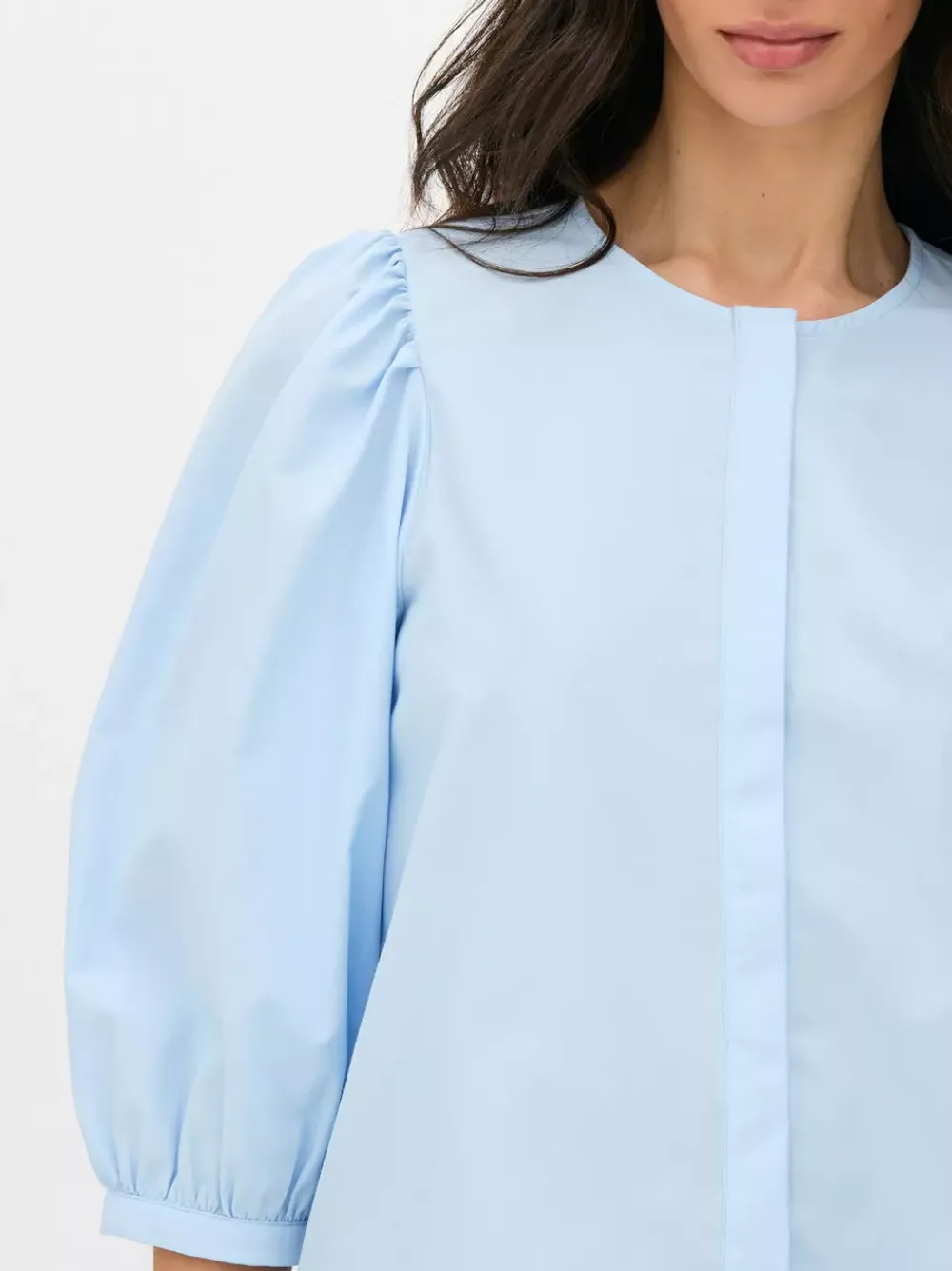 Primark Koszule I Bluzki<Popelinowa koszula z bufiastymi rękawami