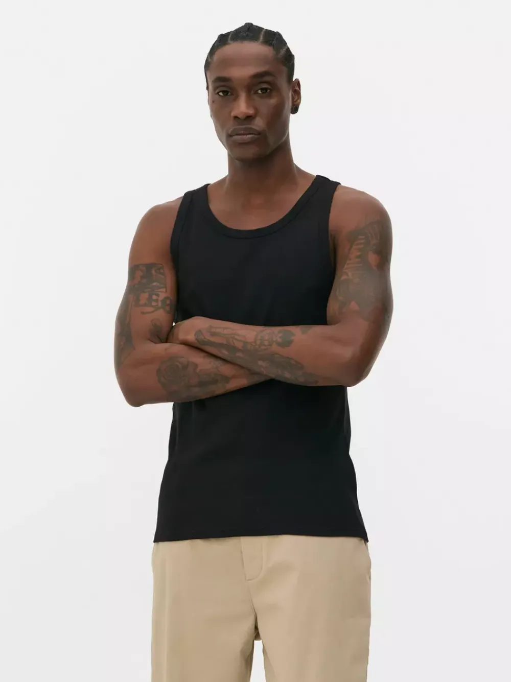 Primark Topy I T-Shirty<Prążkowana koszulka bez rękawów