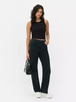 Primark Topy I T-Shirty<Prążkowana koszulka bez rękawów o fasonie bokserki
