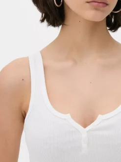 Primark Topy I T-Shirty<Prążkowana koszulka bez rękawów typu henley