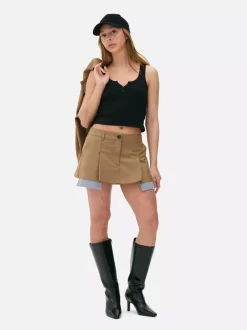 Primark Topy I T-Shirty<Prążkowana koszulka bez rękawów typu henley