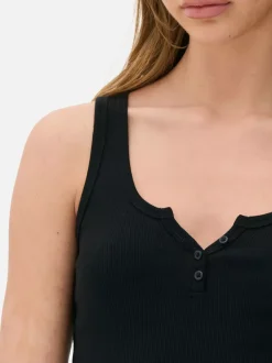 Primark Topy I T-Shirty<Prążkowana koszulka bez rękawów typu henley