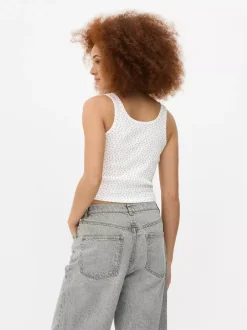 Primark Topy I T-Shirty<Prążkowana koszulka bez rękawów typu henley