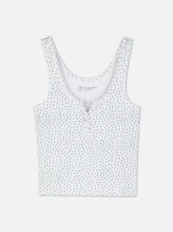 Primark Topy I T-Shirty<Prążkowana koszulka bez rękawów typu henley