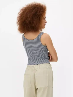 Primark Topy I T-Shirty<Prążkowana koszulka bez rękawów typu henley