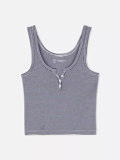 Primark Topy I T-Shirty<Prążkowana koszulka bez rękawów typu henley