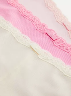 Damskie Primark Majtki Damskie<Prążkowane figi biodrówki, 3 pary