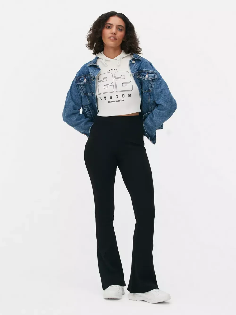 Primark Spodnie I Legginsy<Prążkowane Legginsy z poszerzanymi nogawkami