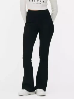 Primark Spodnie I Legginsy<Prążkowane Legginsy z poszerzanymi nogawkami