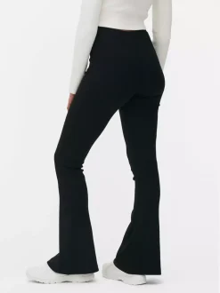 Primark Spodnie I Legginsy<Prążkowane Legginsy z poszerzanymi nogawkami