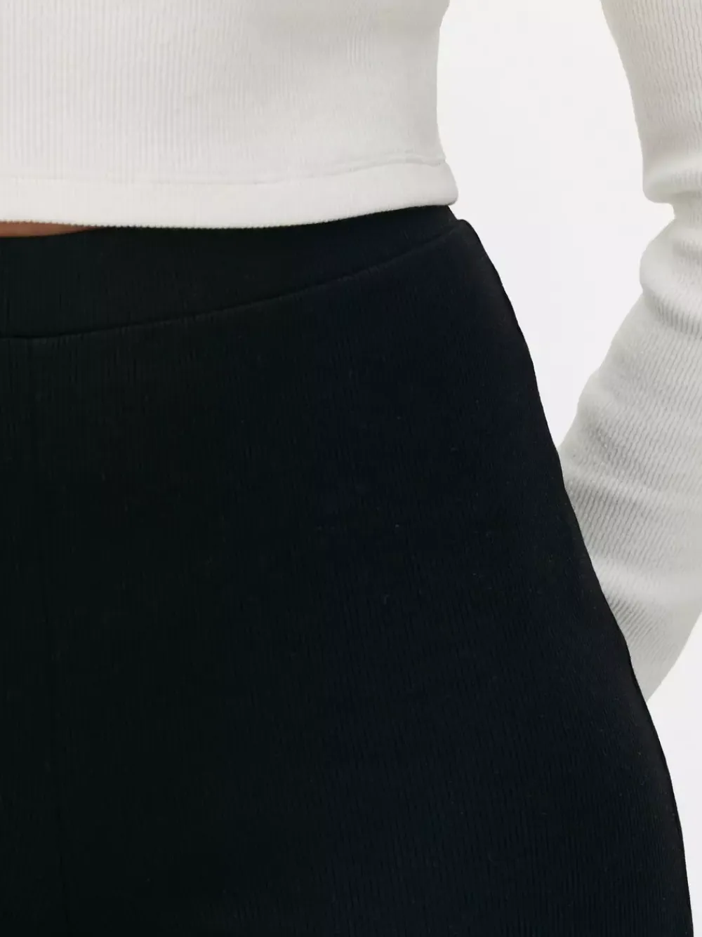 Primark Spodnie I Legginsy<Prążkowane Legginsy z poszerzanymi nogawkami