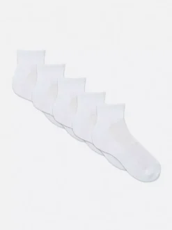 Primark Skarpety<Prążkowane skarpety do kostki, 5 par