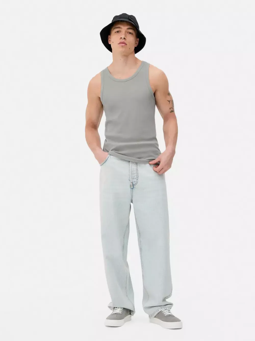 Primark Topy I T-Shirty<Prążkowany top bez rękawów na co dzień