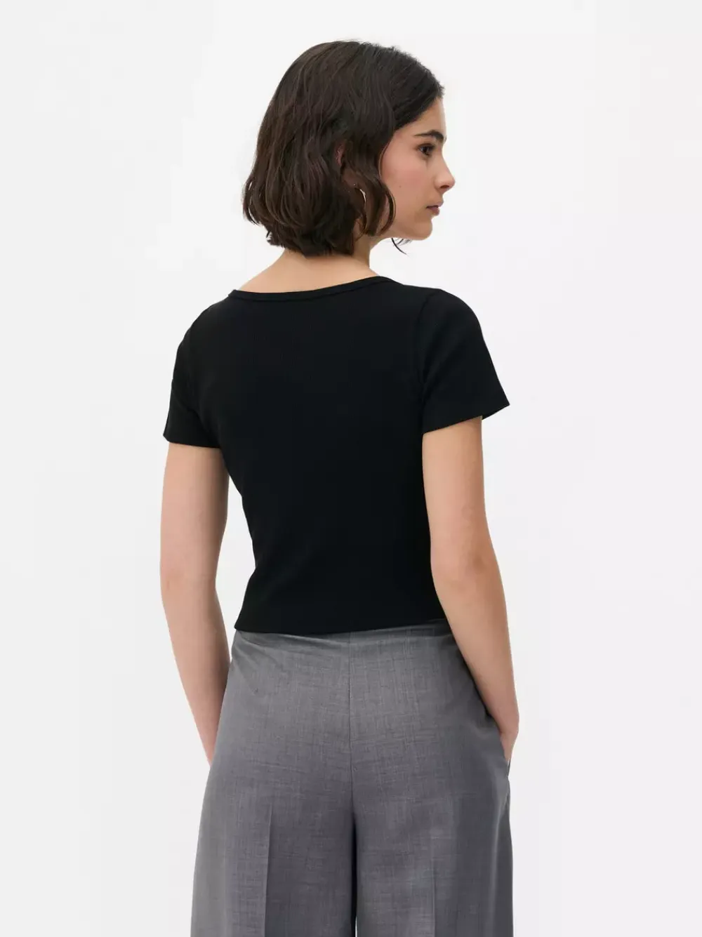 Primark Topy I T-Shirty<Prążkowany T-shirt typu henley