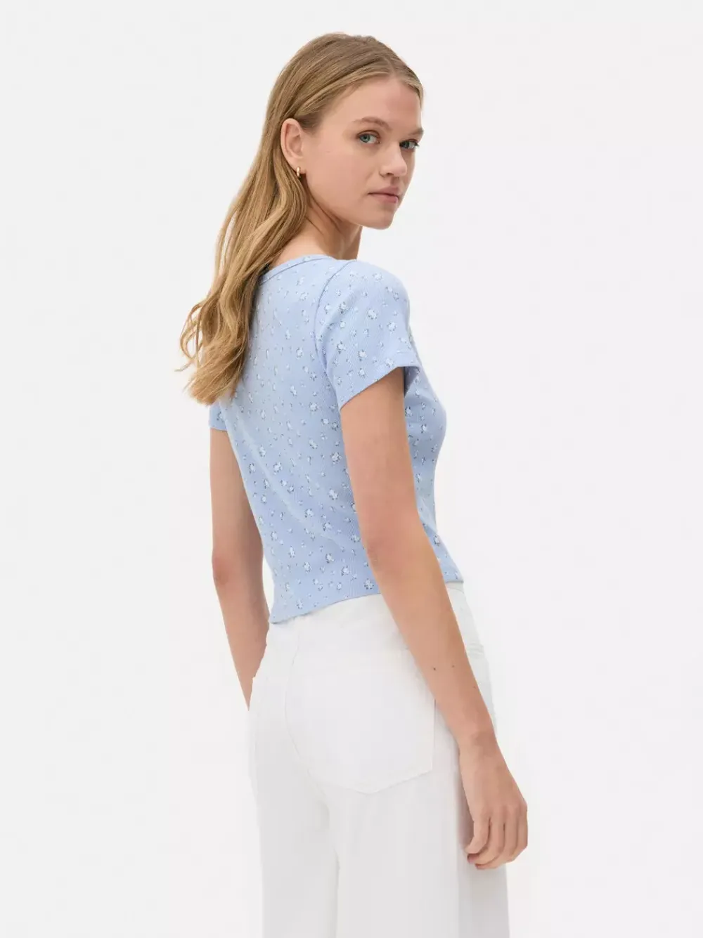 Primark Topy I T-Shirty<Prążkowany T-shirt typu henley