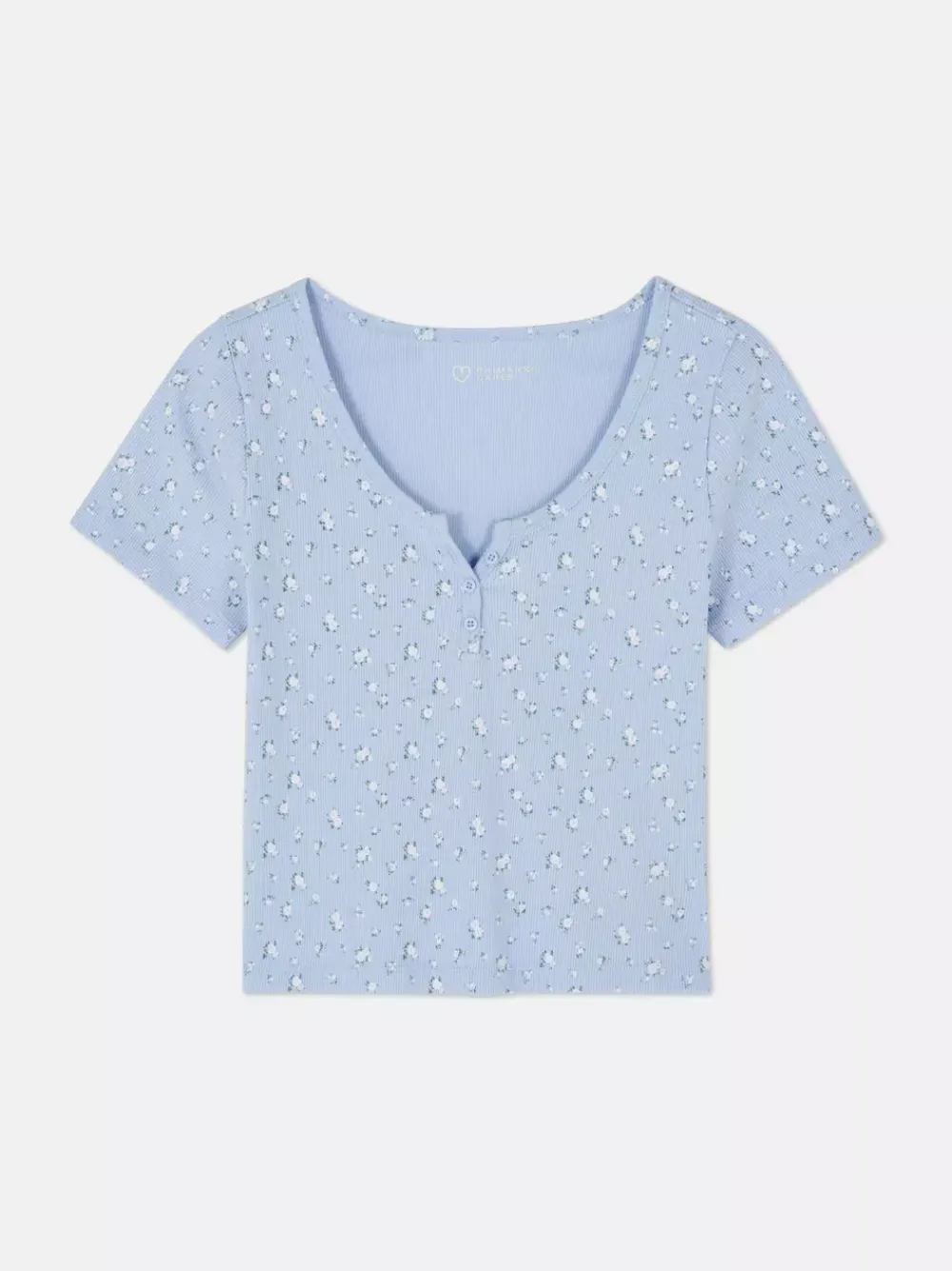 Primark Topy I T-Shirty<Prążkowany T-shirt typu henley