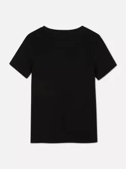 Dzieci Primark Topy I T-Shirty<Prążkowany T-shirt z krótkim rękawem