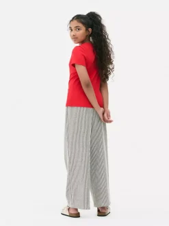 Dzieci Primark Topy I T-Shirty<Prążkowany T-shirt z krótkim rękawem