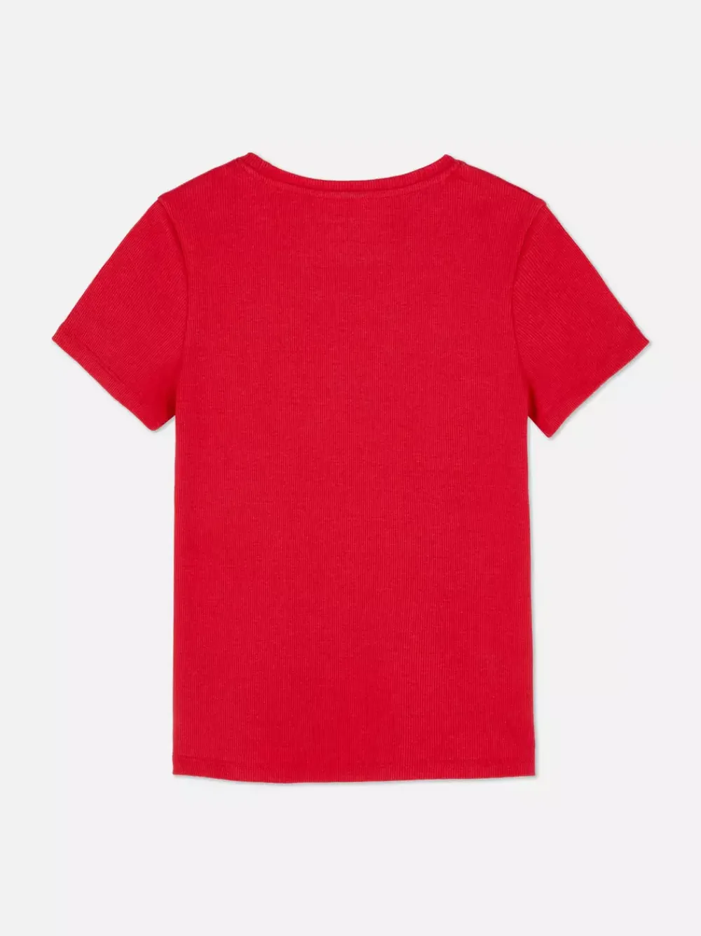 Dzieci Primark Topy I T-Shirty<Prążkowany T-shirt z krótkim rękawem