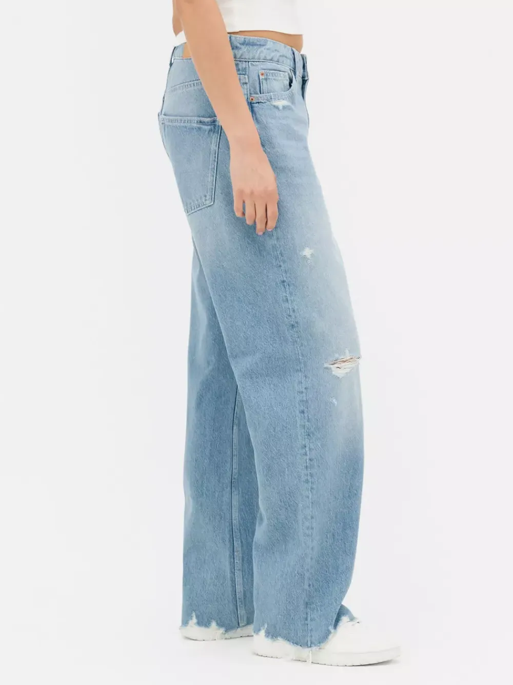 Primark Jeansy<Proste jeansy z efektem znoszenia Paula Echevarría