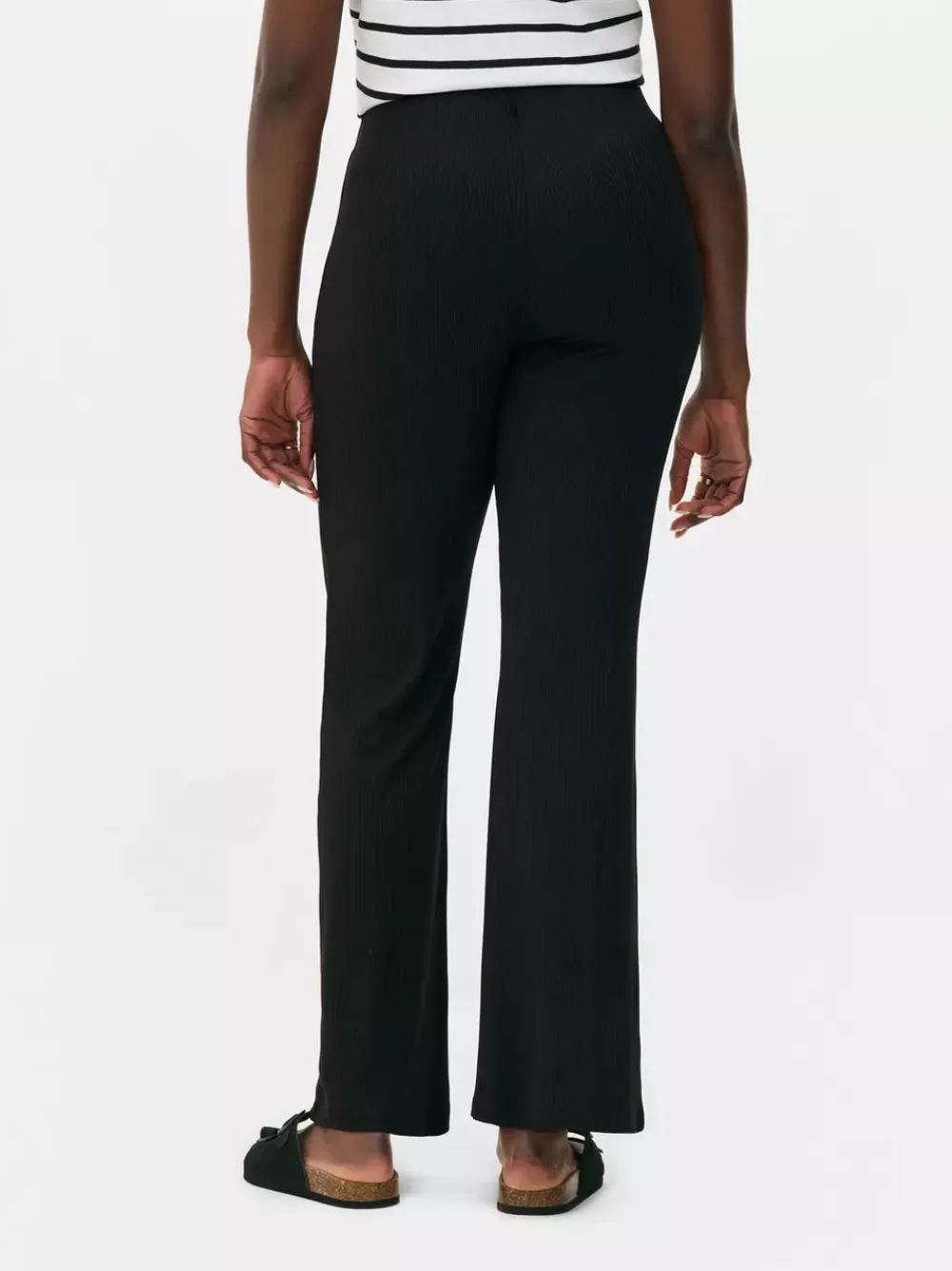 Primark Spodnie I Legginsy<Proste legginsy w prążki z marszczeniami