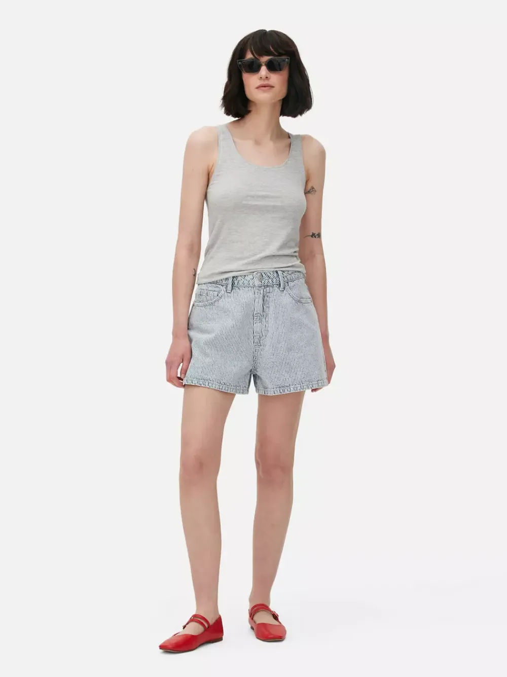 Primark Topy I T-Shirty<Rozciągliwa koszulka bez rękawów z głębokim dekoltem