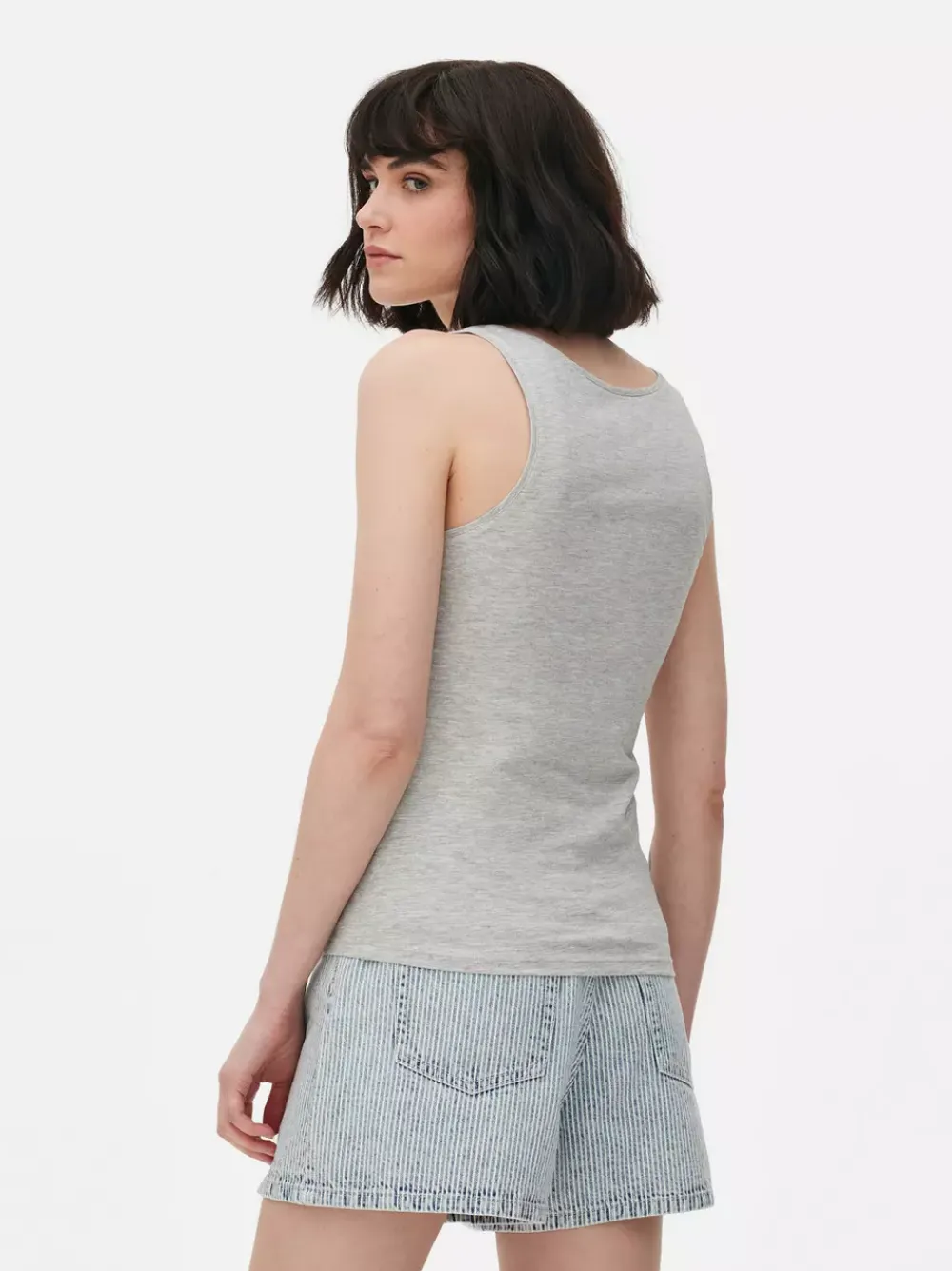 Primark Topy I T-Shirty<Rozciągliwa koszulka bez rękawów z głębokim dekoltem