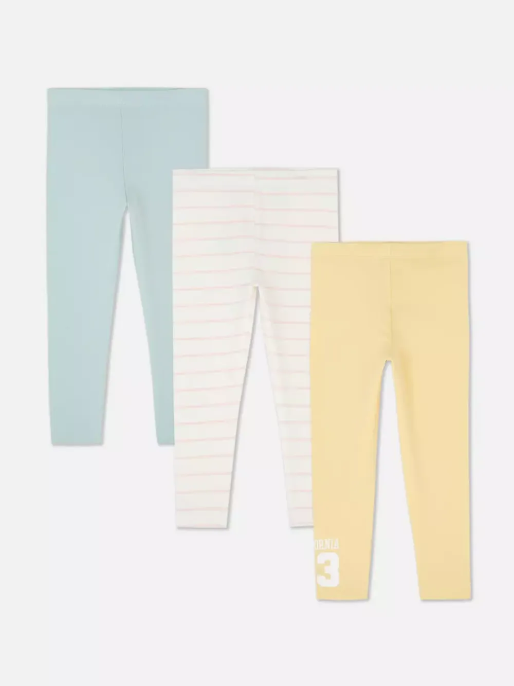 Dzieci Primark Spodnie I Legginsy<Rozciągliwe legginsy z różnymi wzorami, 3 pary