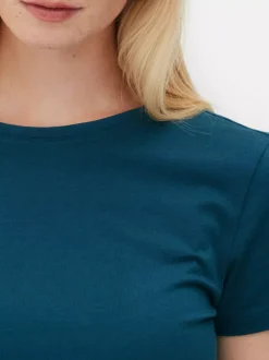 Primark Topy I T-Shirty<Rozciągliwy T-shirt z krótkim rękawem