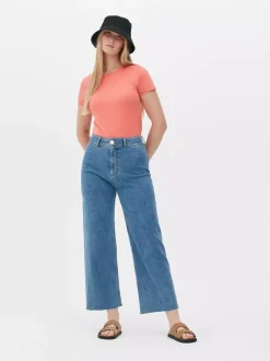 Primark Topy I T-Shirty<Rozciągliwy T-shirt z okrągłym dekoltem
