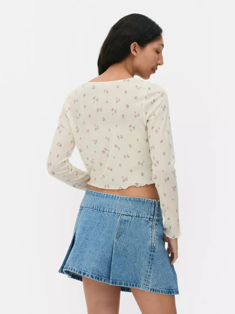 Primark Swetry I Kardigany<Rozpinany sweter w drobne kwiaty